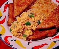 picture of scrambled eggs ole and it looks delicious!